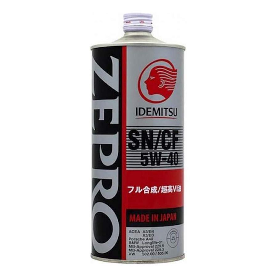 Масло моторное синтетическое Zepro Euro Spec SN/CF 5W-40, 1л