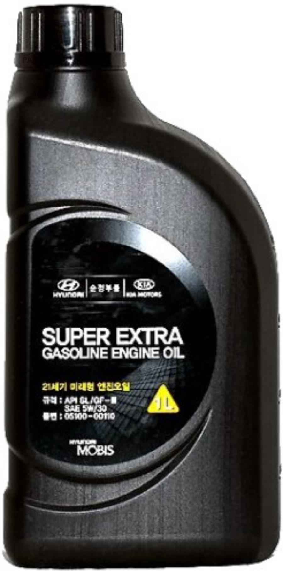 Масло моторное полусинтетическое Super Extra Gasoline 5W-30, 1л