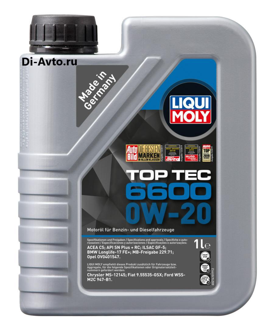 НС-синтетическое моторное масло Top Tec 6600 0W-20 1л
