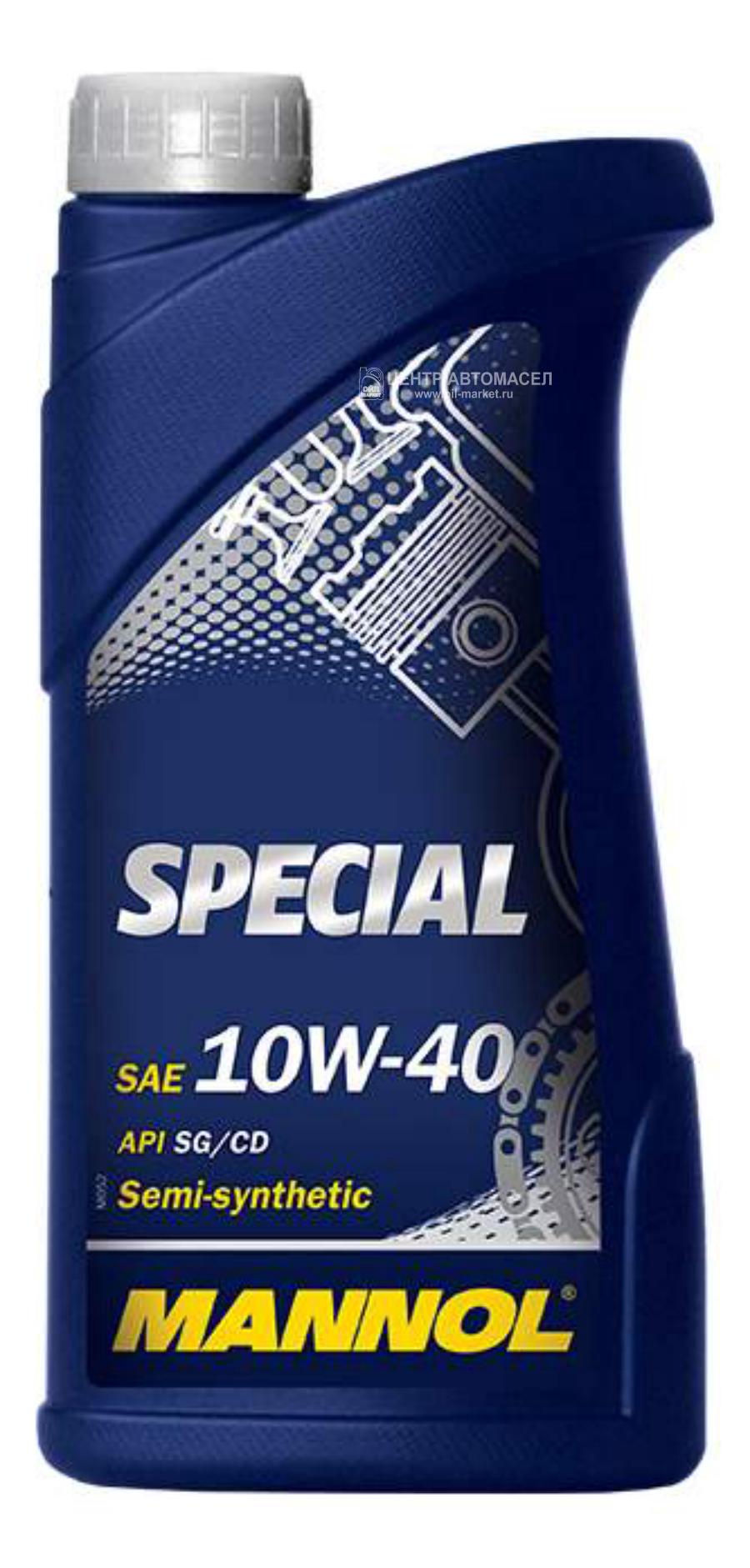 Масло моторное полусинтетическое Special 10W-40, 1л